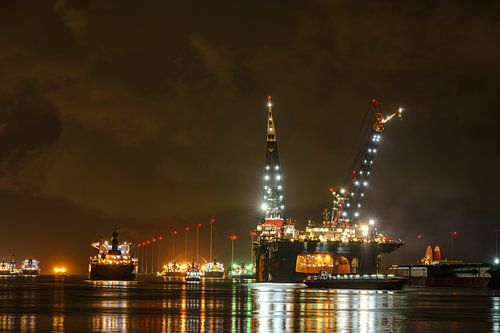 Diepwaterconstructieschip de Balder van Heerema.