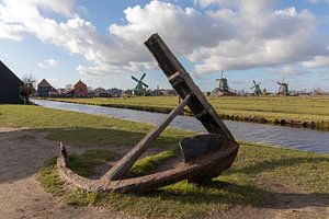 Anker en molens bij de Zaanse Schans