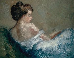 Portrait d'une femme allongée