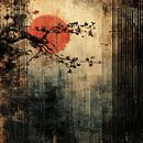 Zen Enso Circles with Geometry japandi by Dream Designs art work thumbnail