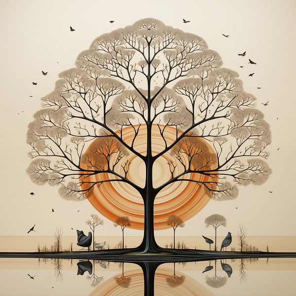 Abstract landscape by Black Coffee