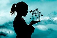 The little butterfly girl