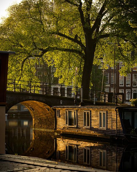 Morning Glow van Amsterdam Pixels