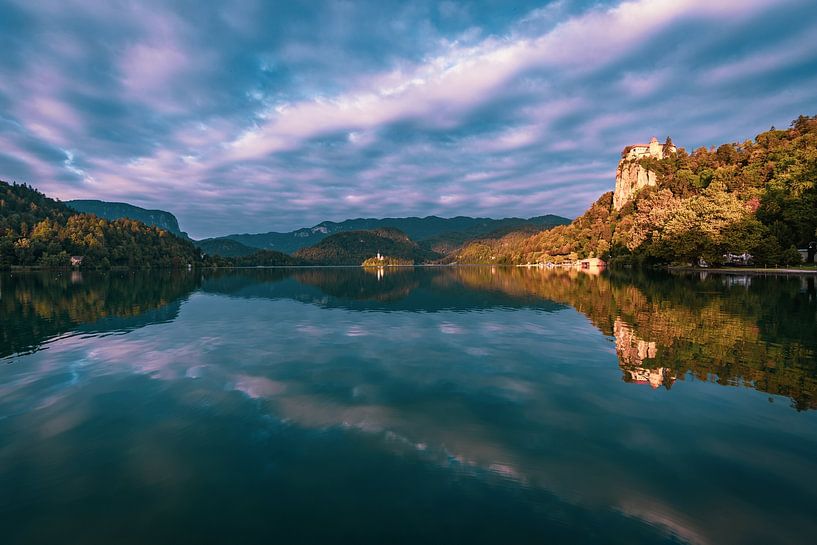 Bled meer in Slovenië van Nicole Geerinck