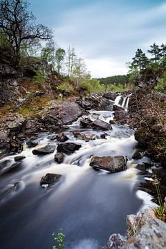 Rogie Falls - Schotse hooglanden van Remco Bosshard
