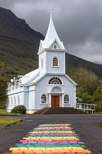 L'église de Bláa par Tine Depré