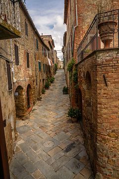 Het Toscaanse dorp Castelmuzio van Bo Scheeringa Photography