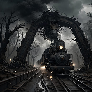 Locomotive, steampunk