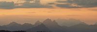 Tannheim mountains at sunrise