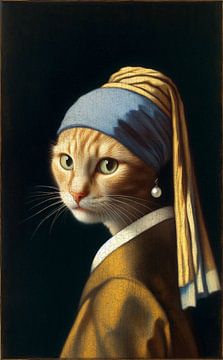 a Cat, a Pearl van Marja van den Hurk