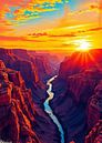 Grand Canyon Sunset by MIROKKU thumbnail