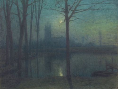 Avond in Royston, Charles Mertens