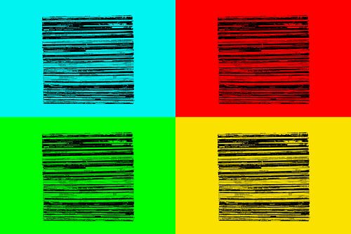 Vinyl Alben als PopArt von Frank Kremer