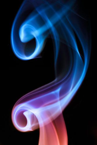 Beautiful Smoke on a black backdrop.