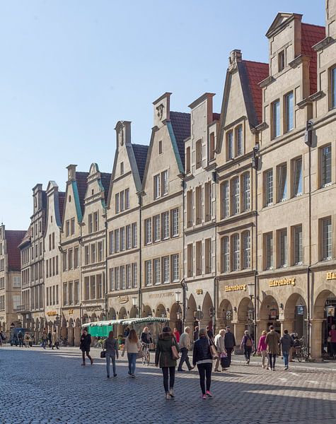 Prinzipalmarkt, gabled houses, Münster, city, Westphalia by Torsten Krüger