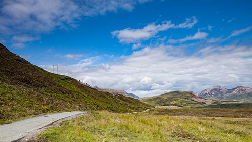 Scottish road on Skye
