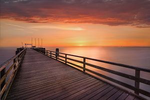 Été de la mer Baltique et de la jetée de Scharbeutz sur Voss Fine Art Fotografie