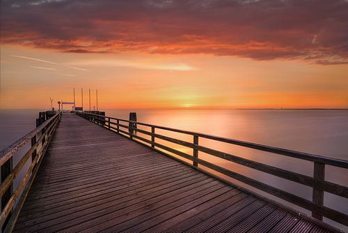 Zomer Oostzee en Scharbeutz pier