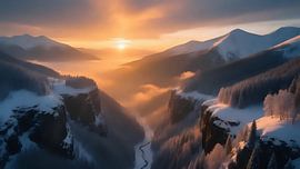 Frosty blaze of colour by Jean Pierre