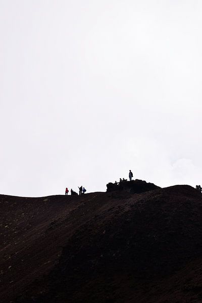 Etna in zwart-wit van Heiko Obermair