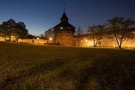 Een magisch moment boven de burcht van Esslingen van Jiri Viehmann