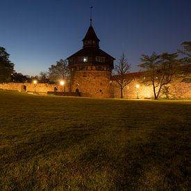 Un moment magique au-dessus du château d'Esslingen sur Jiri Viehmann
