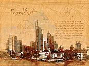 Frankfurt von Printed Artings Miniaturansicht