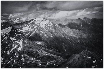 Alpen Kärnten zwart wit