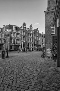 Old church square Amsterdam