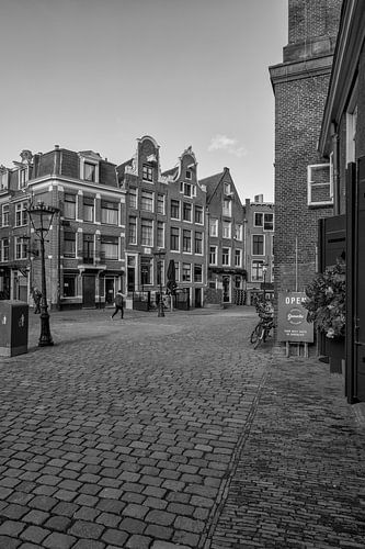 Old church square Amsterdam