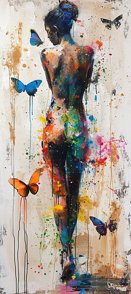 Abstract Butterfly art | Butterflies by Eye catching paintings