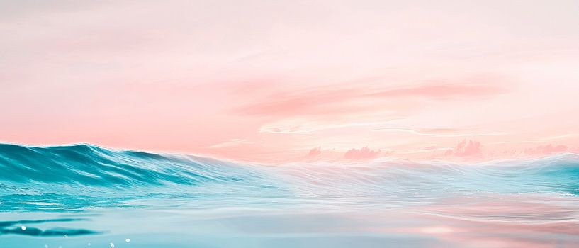 Peaceful seascape in the sunlight by Poster Art Shop