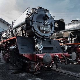 Gerestaureerde stoomlocomotieven van Alida Stuut