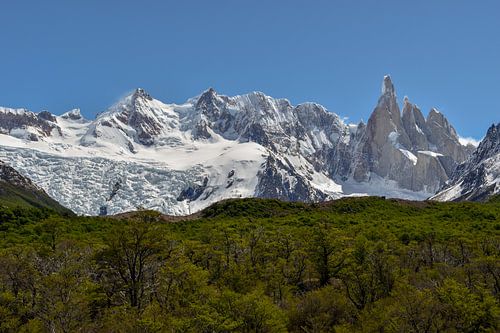 Strahlender Tag am Cerro Torre, Patagonien
