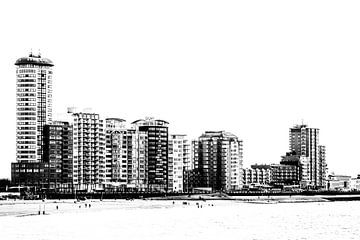 Skyline-Promenade von Vlissingen (Zeeland) (Normalgröße) von Fotografie Jeronimo