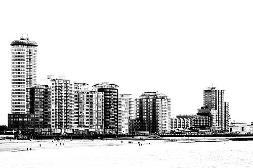 Skyline boulevard van Vlissingen (Zeeland) (reguliere afmeting)