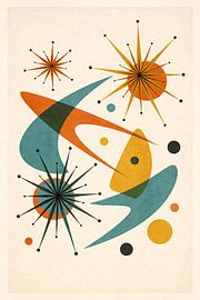Mid Century Atomic Starburst by irgian firmansyah