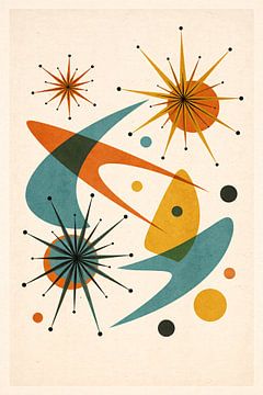 Mid Century Atomic Starburst by irgian firmansyah