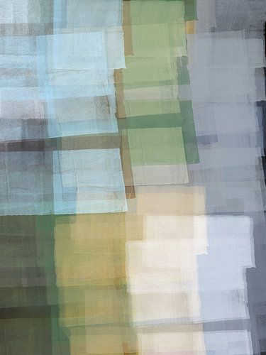 Minimalistische abstrakte Kunst in sanften Pastelltönen von Abstrakte minimalistische Kunst