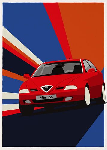 Alfa Romeo 166 sur Marcel de Waal