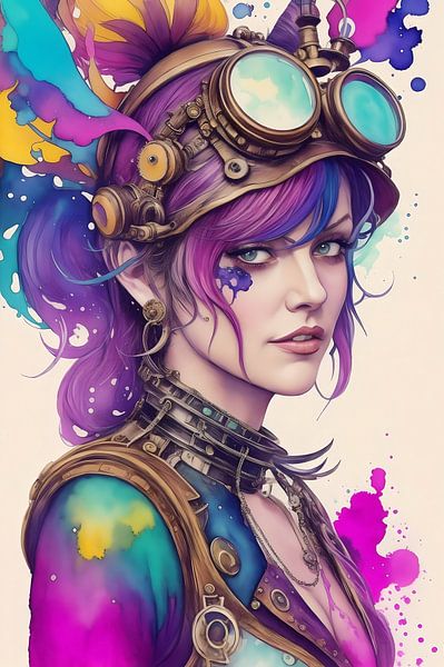 Steampunk Woman VII von DeVerviersBelgium