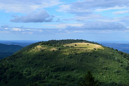 Vulkan in der Auvergne, französische Vulkanlandschaft