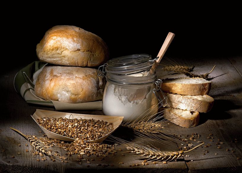 Good country bread Still life by insideportugal