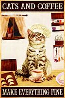 Cat And Coffee