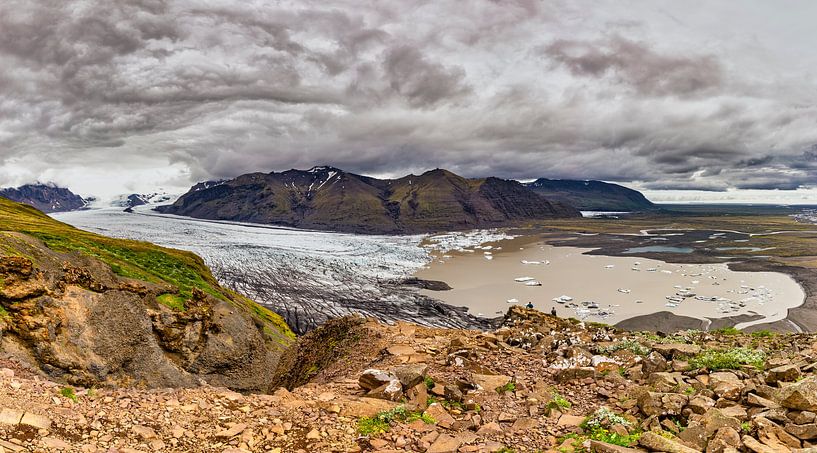 Panorama des Vatnajökull-Gletschers von Easycopters