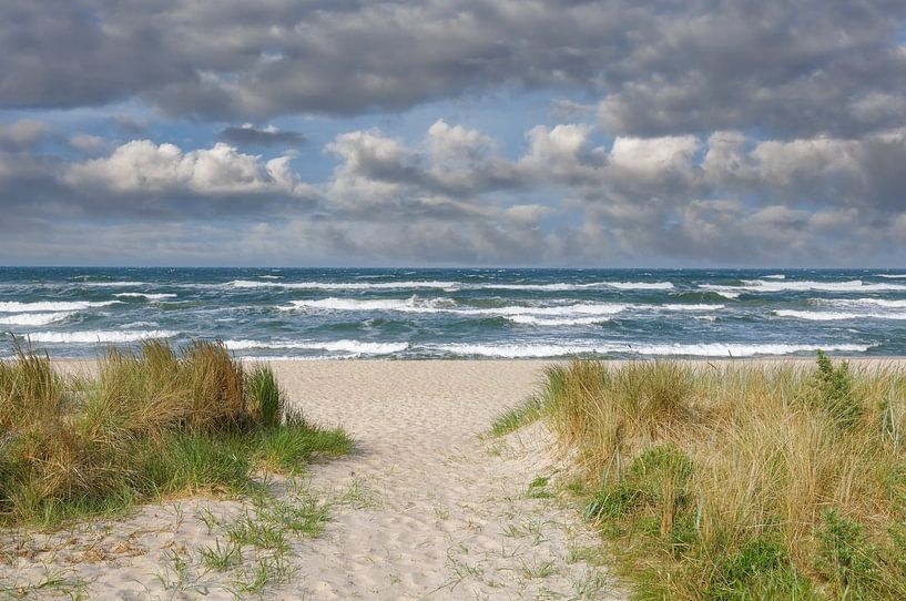 am Strand von Baabe,Insel Rügen von Peter Eckert