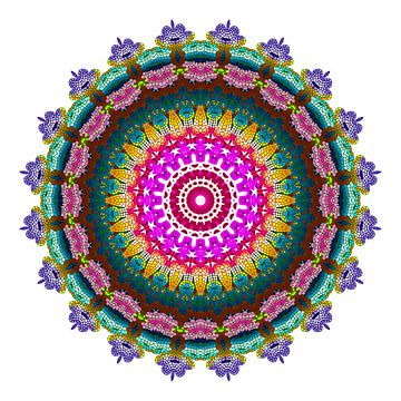 Mandala Farbenfroh von Marion Tenbergen