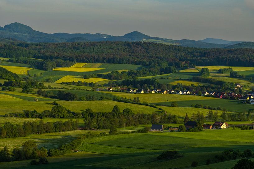 Panorama Naturpark Hessische Rhön im Frühling von Holger W. Spieker