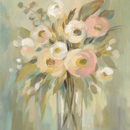 Painterlyly slagen bloemen, Silvia Vassilevavan Wild Apple