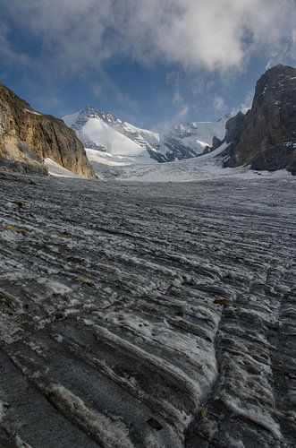 De gletsjer van de Bluemlisalp in volle glorie.